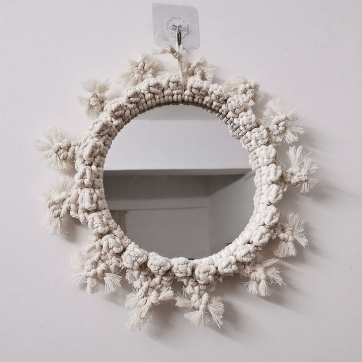 Decorative Macrame Wall Mirror Stornfield