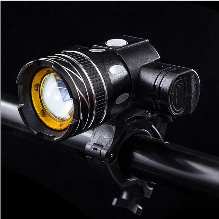 USB Rechargeable Bicycle Headlight with Adjustable Mount Stornfield