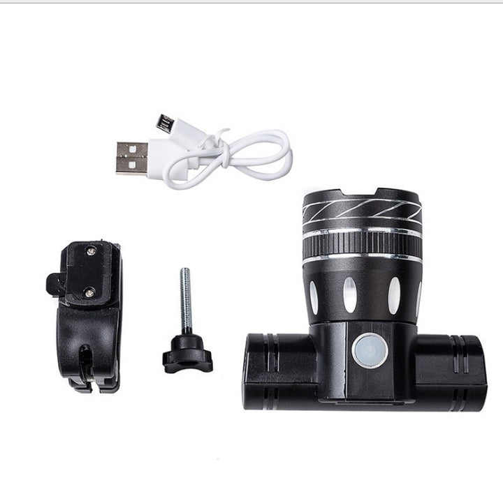 USB Rechargeable Bicycle Headlight with Adjustable Mount Stornfield