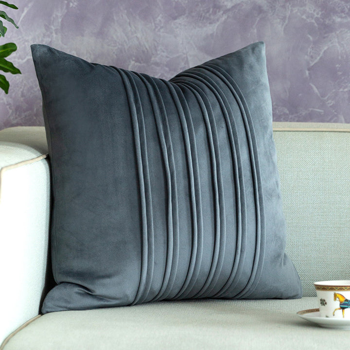 Textured Velvet Throw Pillow