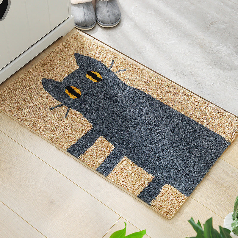 Decorative Cat Design Mat for Home