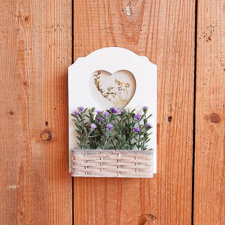 Decorative Wall Planter with Heart Design