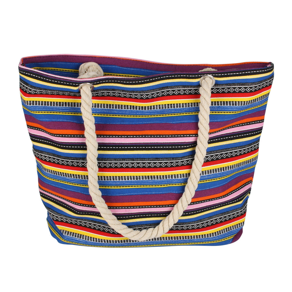 Colorful cotton striped bag Stornfield