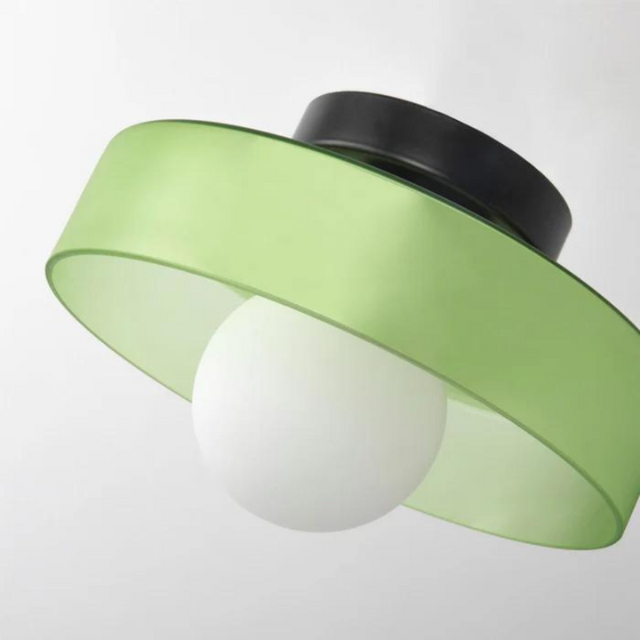 Round Ceiling Lamp with Stylish Functionality - LumiSphere | Stornfield