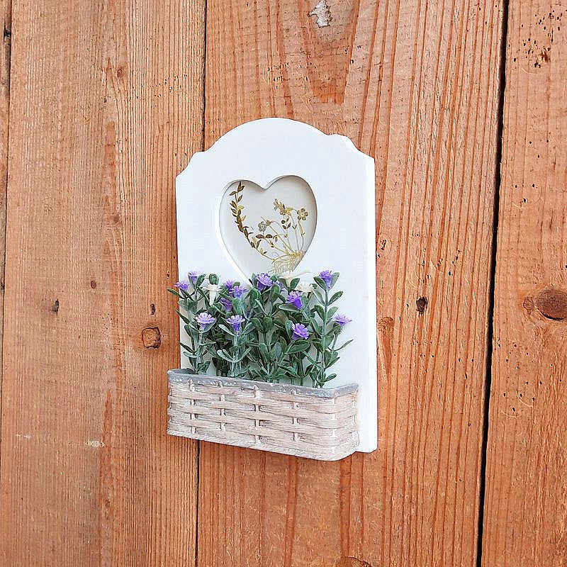 Decorative Wall Planter with Heart Design
