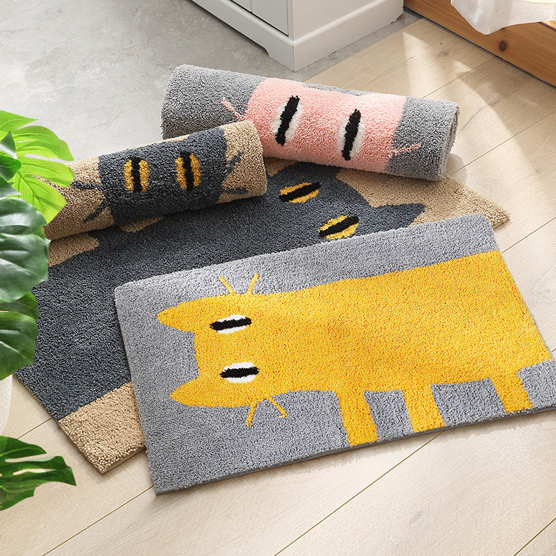 Decorative Cat Design Mat for Home