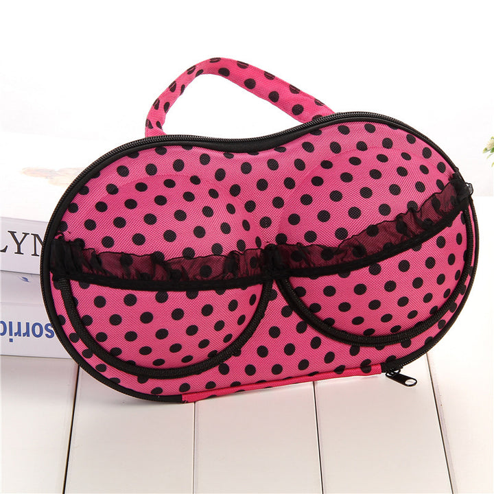 Polka Dot Travel Makeup Organizer Case Stornfield
