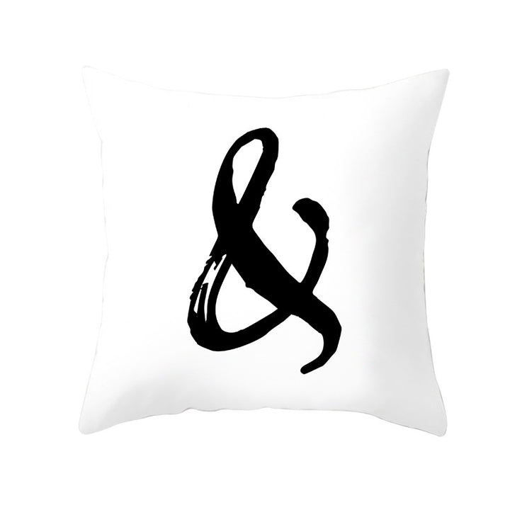 Multilingual Love Typography Decorative Square Pillow Cover with Hidden Zipper
