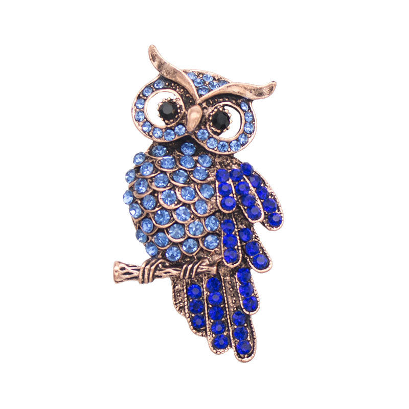 Elegant Owl-Themed Brooch Stornfield