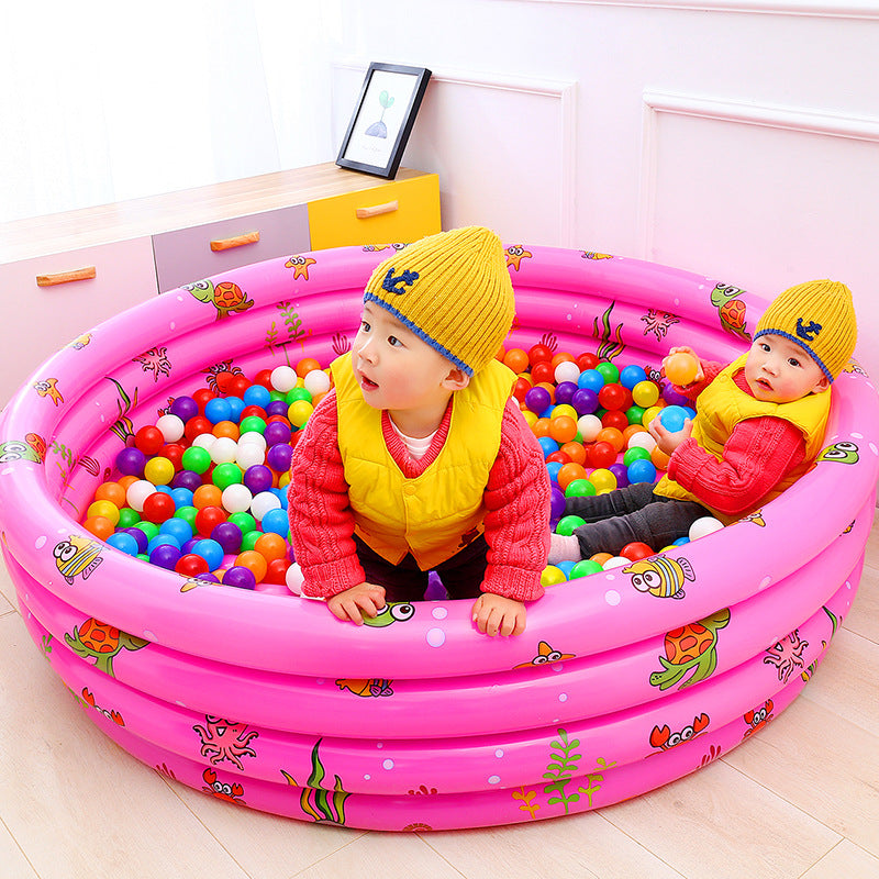 Women's Inflatable Children's Swimming Pool with Fun Sea Motifs Stornfield