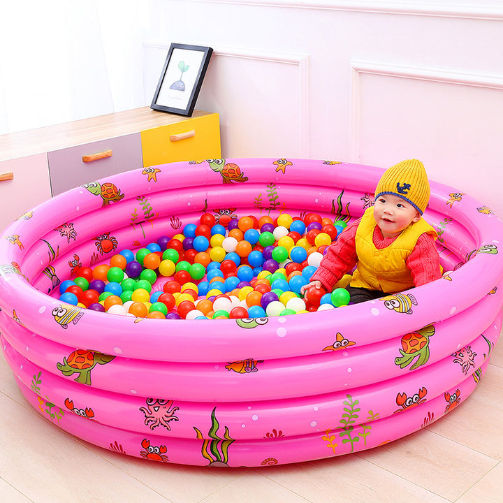 Women's Inflatable Children's Swimming Pool with Fun Sea Motifs Stornfield
