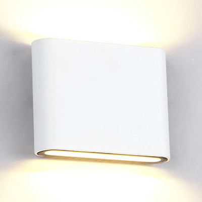 Black/White Rectangular Wall Washer Light Modern Stylish Warm/White Light LED Aluminum Wall Sconce for Hallway, 4.5"/7" W | Stornfield