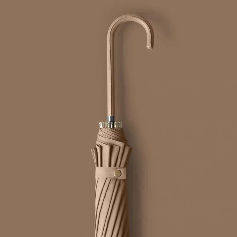 Women's folding umbrella with elegant handle and wind-resistant technology Stornfield