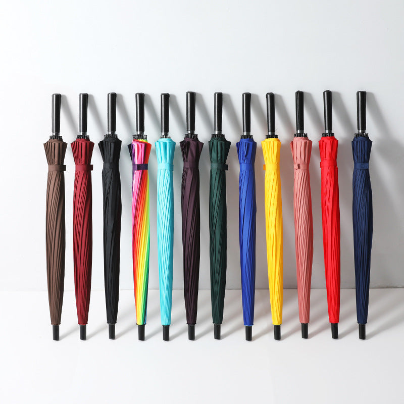 Women's automatic folding umbrella with ergonomic handle and windproof technology Stornfield