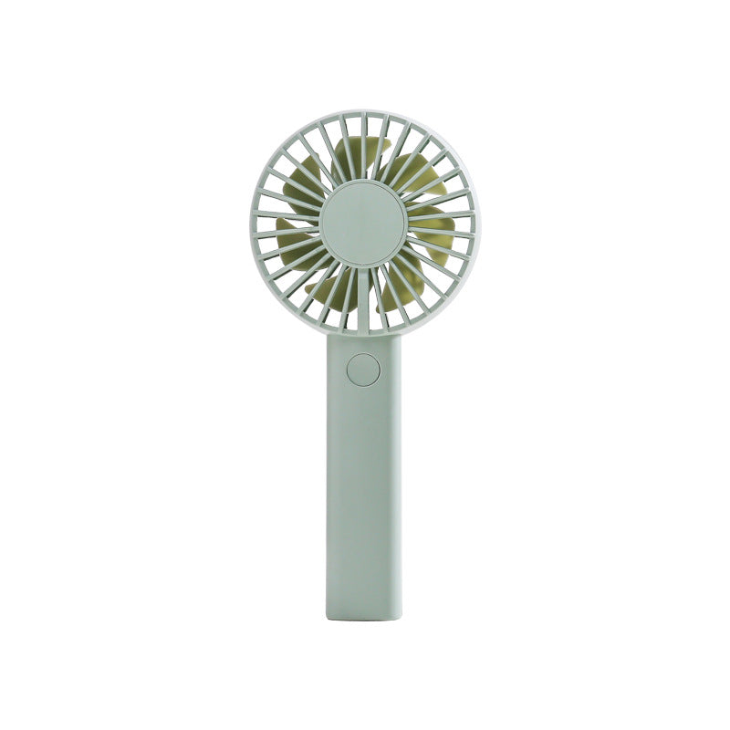 Unisex nan compact portable hand fan with rechargeable battery and USB charging port quiet operation self-standing Stornfield