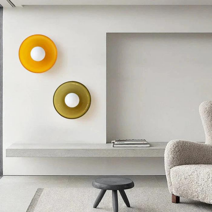 Round Ceiling Lamp with Stylish Functionality - LumiSphere | Stornfield