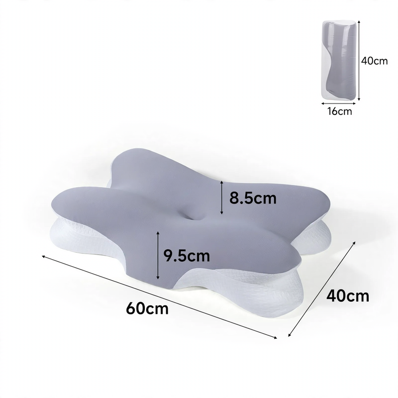 Memory Foam Butterfly Pillow for Side Sleepers