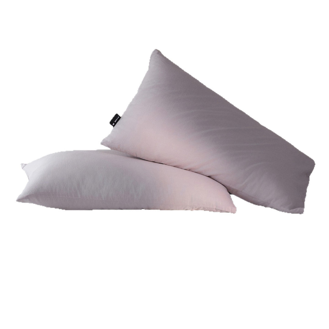Cotton pillowcases, set of 2, double-layered gauze