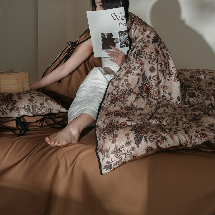 Long-staple cotton bedding, satin, digital print