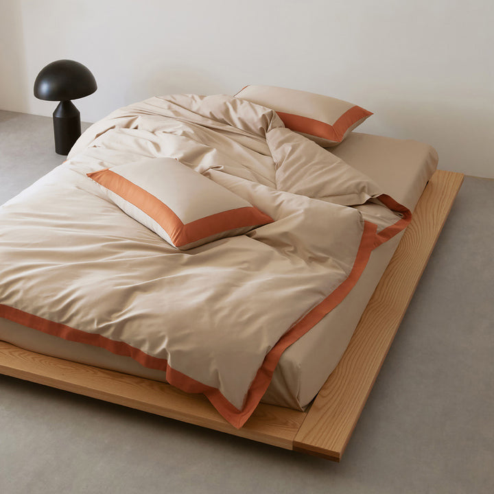 Cotton bedding set, 4-piece, long-staple, year-round