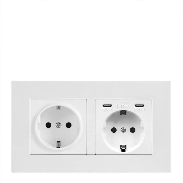 Socket 16A European standard with USB