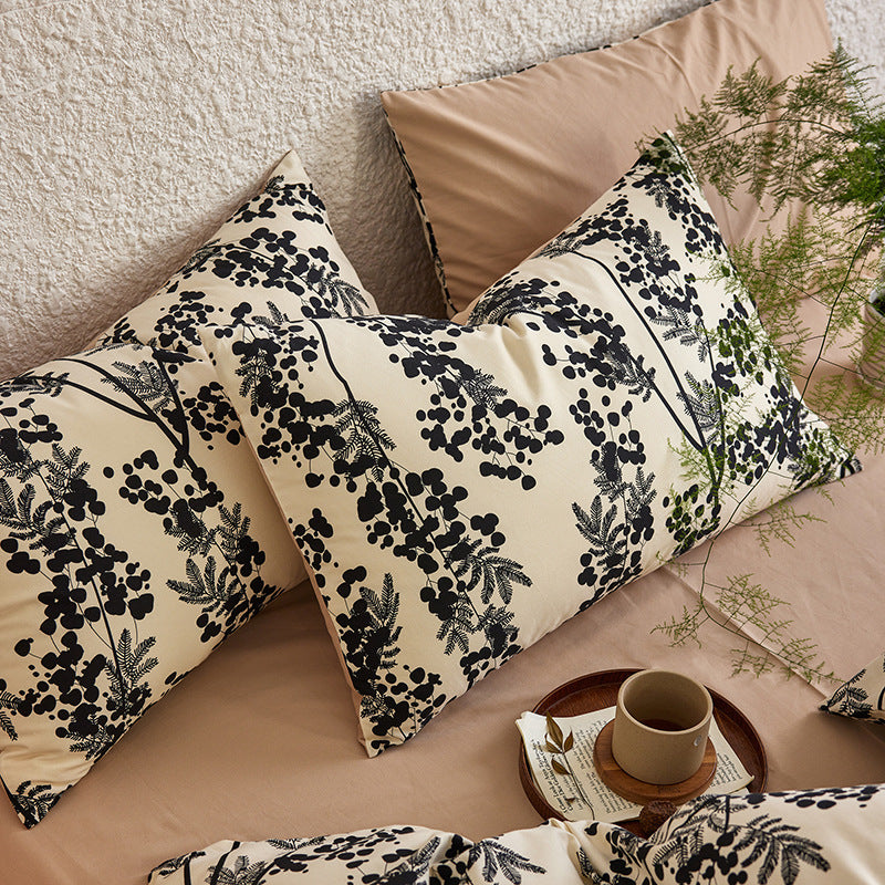 Vintage Cotton Bed Linen Set, Brushed, American Style