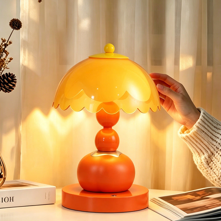 Kaki table lamp, creative design, decorative element