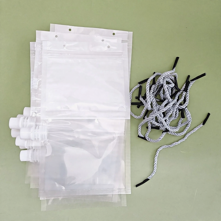 Reusable hanging dehumidifier bags