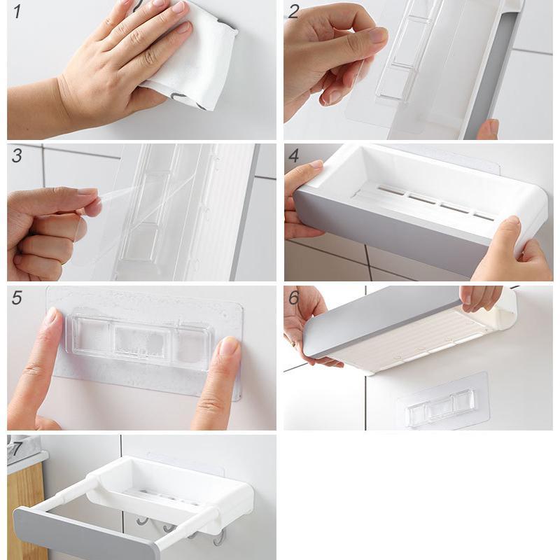 Punch-free Retractable Shelf | Stornfield