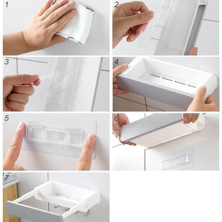 Punch-free Retractable Shelf | Stornfield
