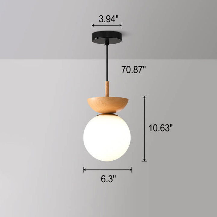 Stornfield | LogLight | Japanese Ceiling Light with Adjustable Brightness