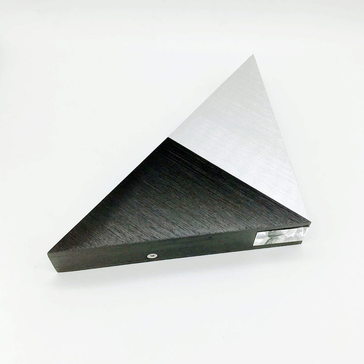 Stornfield | TriLumina Prism LED Wall Sconce | Creative Pyramid Design | Aluminum & Acrylic | Color Light Options