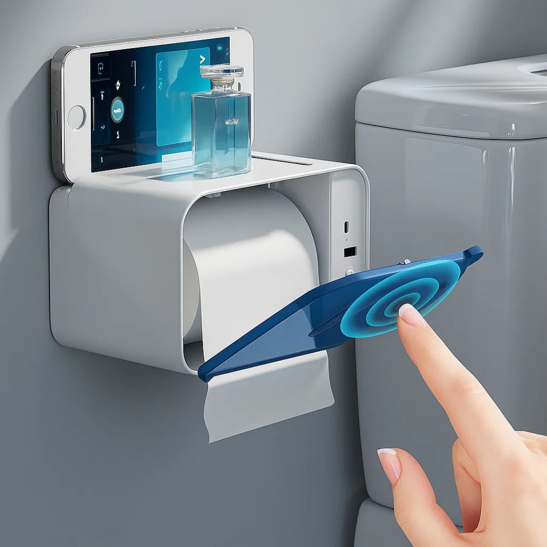 CleanGuard | Touchless Toilet Paper Dispenser – Sensor Activated – Auto-Retract Cut – For Stornfield High-Traffic Restrooms