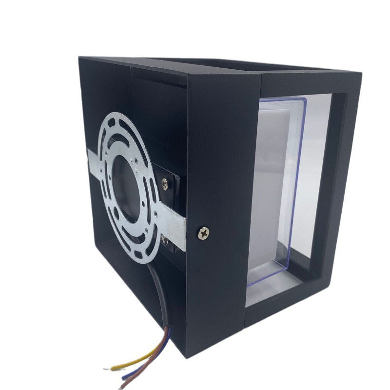 Modern Minimalist Waterproof Square Aluminum Acrylic LED Outdoor Wall Sconce Lamp For Garden | Stornfield