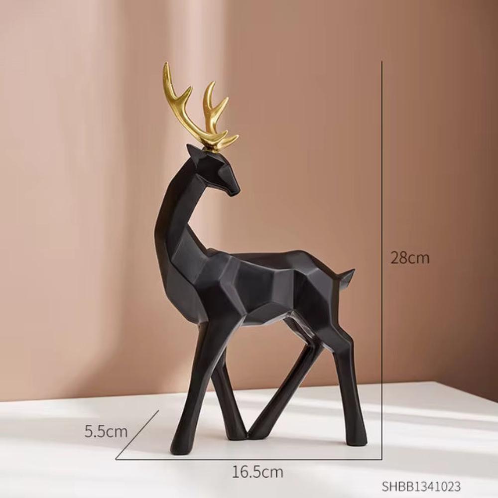 Geometric Deer Display Figurine | Stornfield