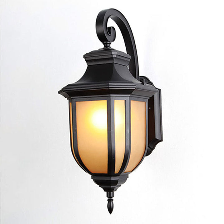 Modern European Minimalist Aluminum Alloy Square Outdoor 1-Light Wall Sconce Lamp | Stornfield