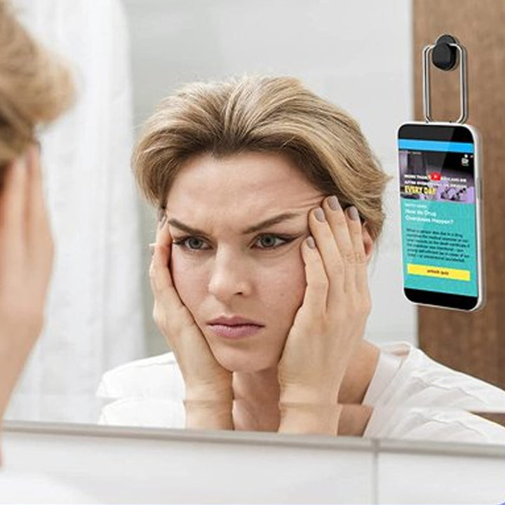 Foldable phone holder with back clip | Stornfield