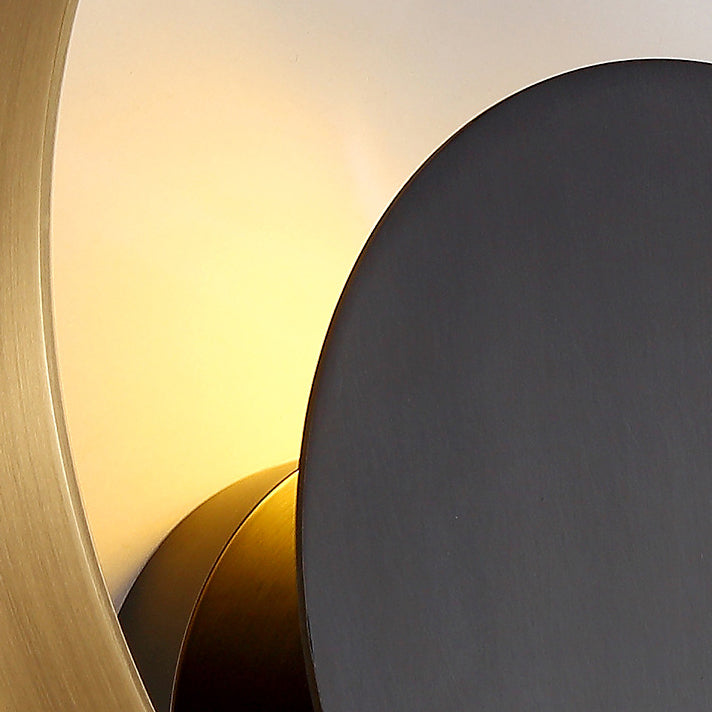 Stornfield | Modern Minimalist Circular Iron 1-Light Sconce for Bedroom