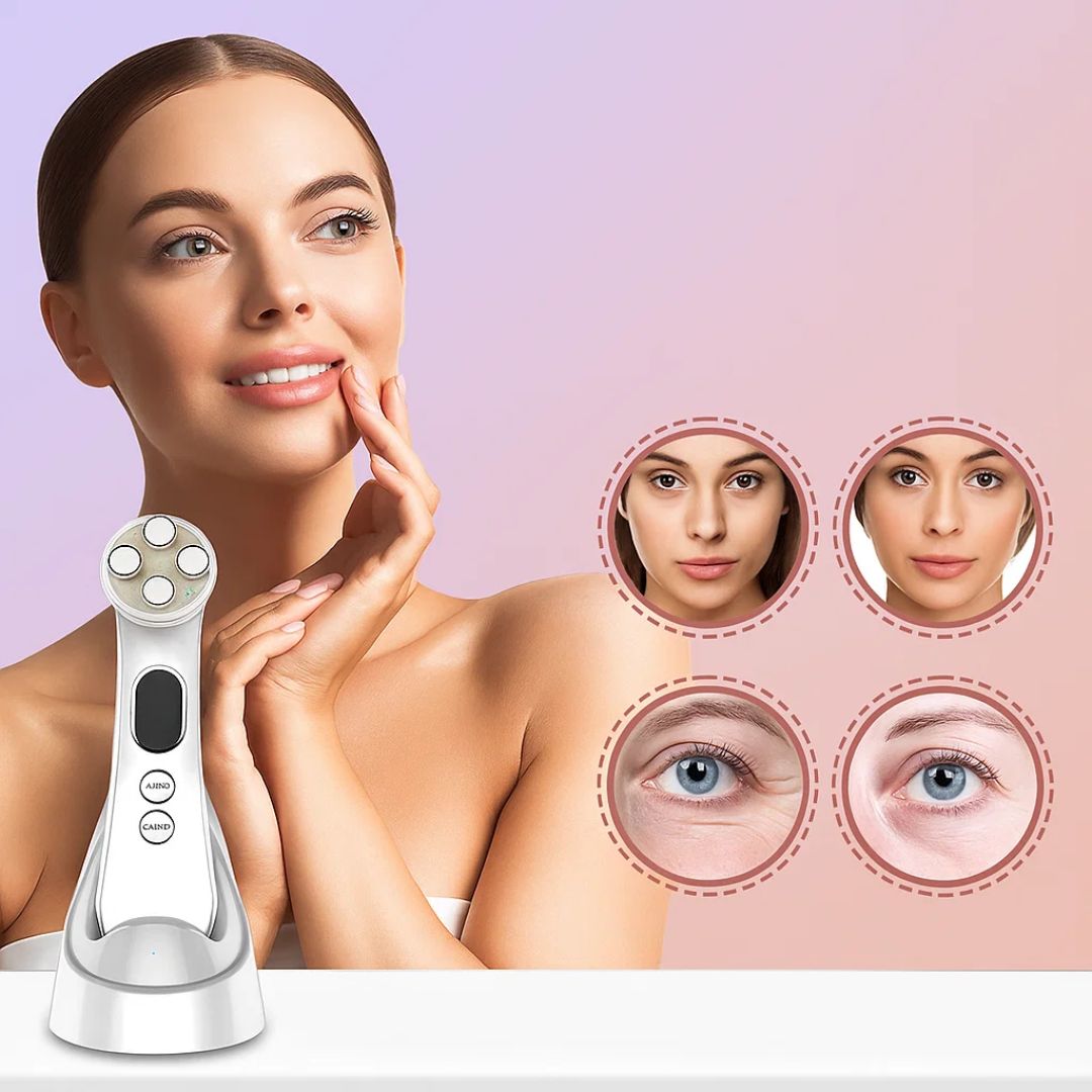 GlowBeam | LED Facial Wand - Anti-Aging Light Therapy - Lightweight Design - At-Home Skincare for All Skin Types Stornfield