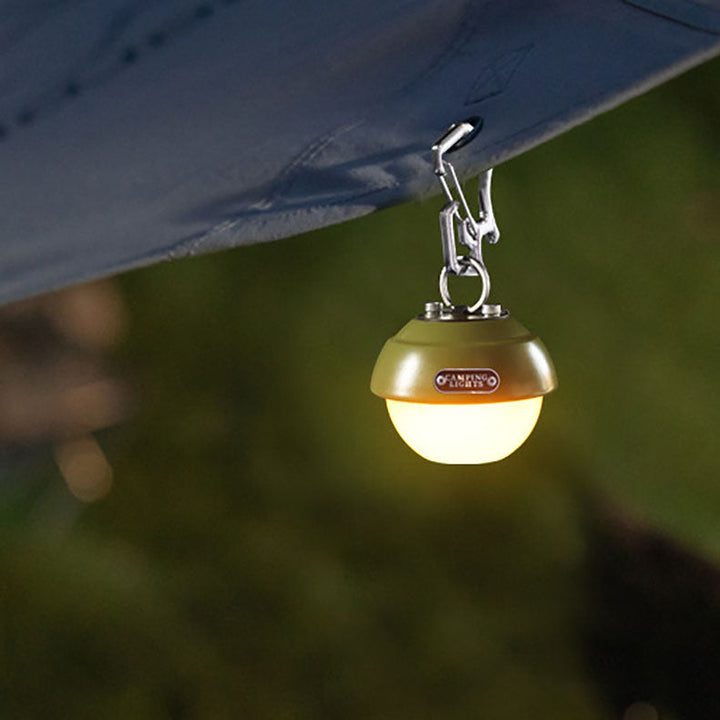 Contemporary Creative Waterproof Orb Metal PC LED Camping Outdoor Light For Outdoor Patio | Stornfield