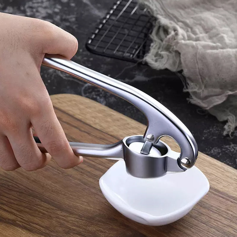 Stainless Steel Garlic Press | Stornfield