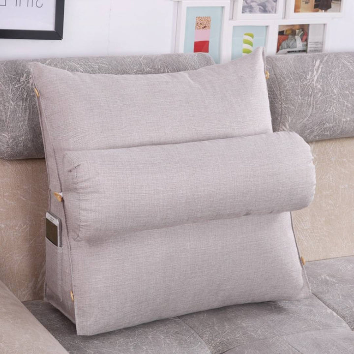 LoungeEase | Back Support Pillow for Reading and TV - Adjustable Bed Cushion for Lumbar Support - Posture Comfort - Stornfield Multi-purpose Pillow