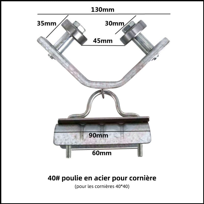 Angle Iron Pulley | Stornfield
