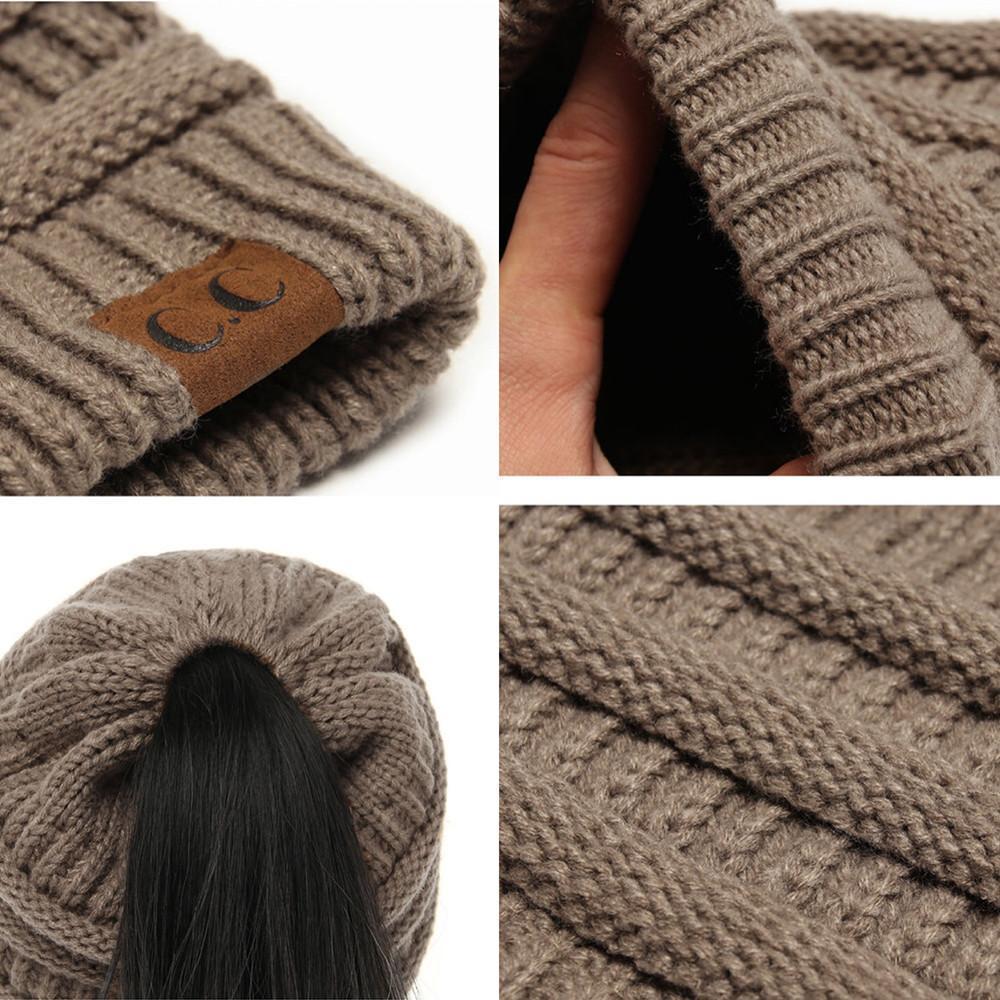 Knit Ponytail Beanie | Stornfield