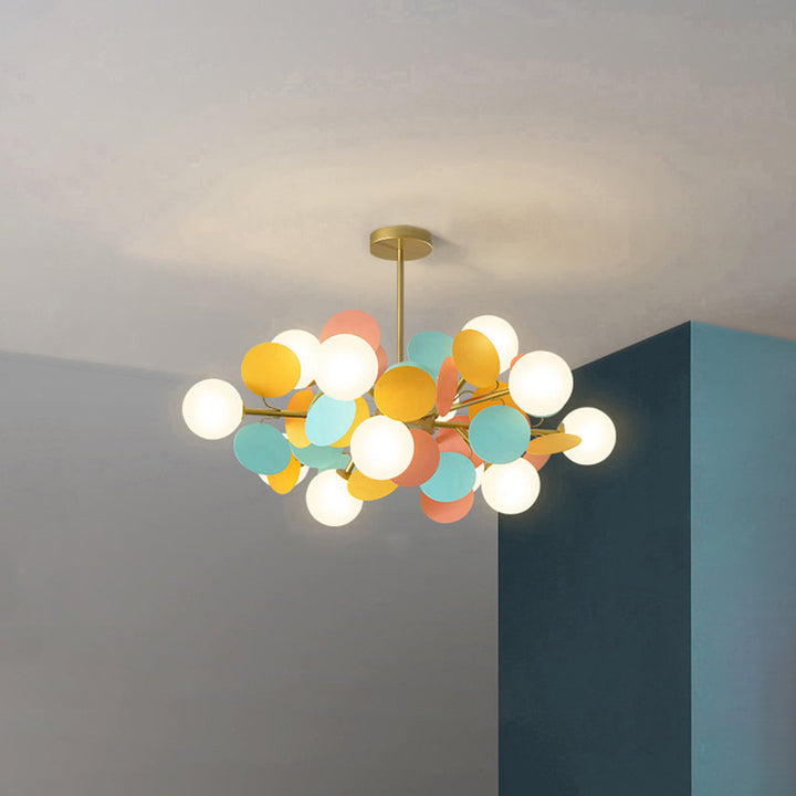 Stornfield | Floral Chandelier Living Room