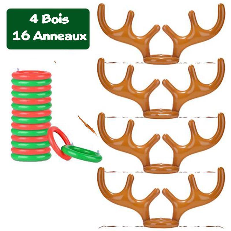 Christmas Reindeer Wooden Ring Toss Game | Stornfield