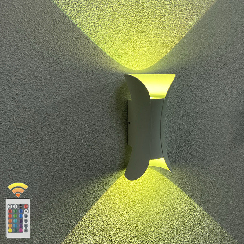 Modern Minimalist Waterproof Rectangle Aluminum LED Wall Sconce Lamp For Outdoor Patio | Stornfield