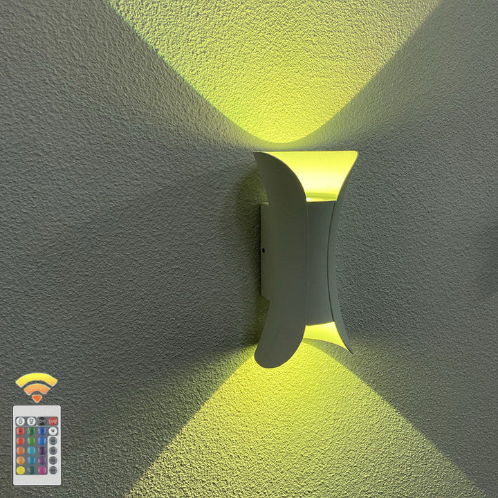 Modern Minimalist Waterproof Rectangle Aluminum LED Wall Sconce Lamp For Outdoor Patio | Stornfield