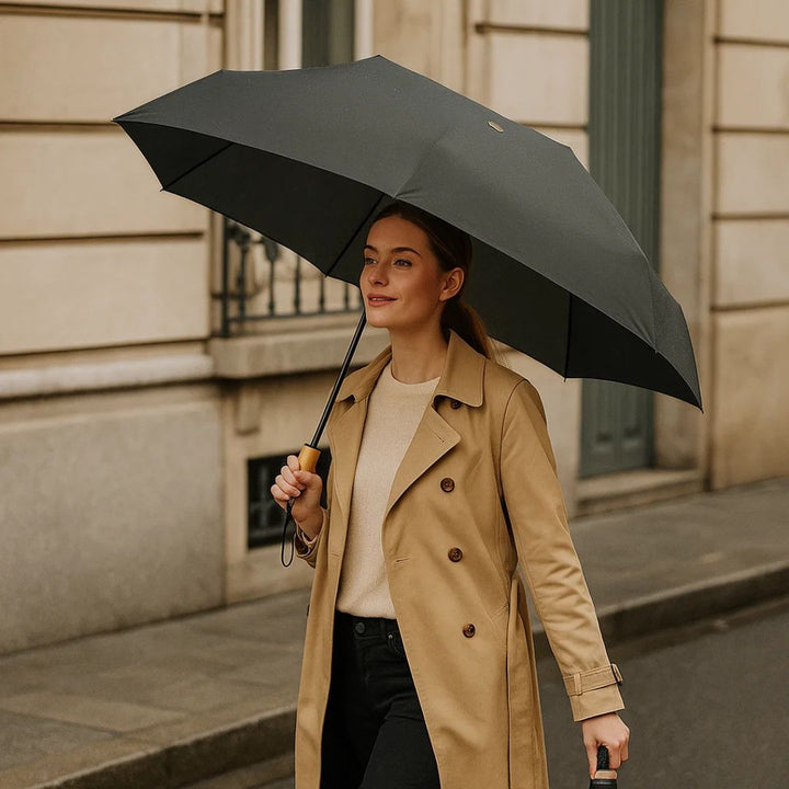 UrbanBrolly | UV Mini Folding Umbrella - UPF 50+ Sun Protection - Water Resistant - Lightweight and Pocket-sized for Travel Stornfield