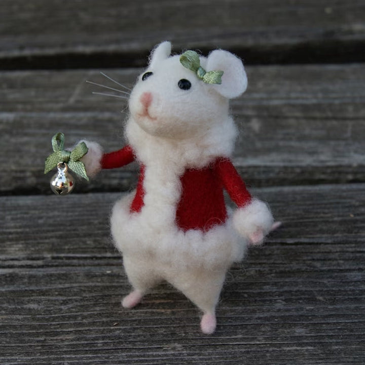 Felt Mouse and Pumpkin Ornament | Stornfield